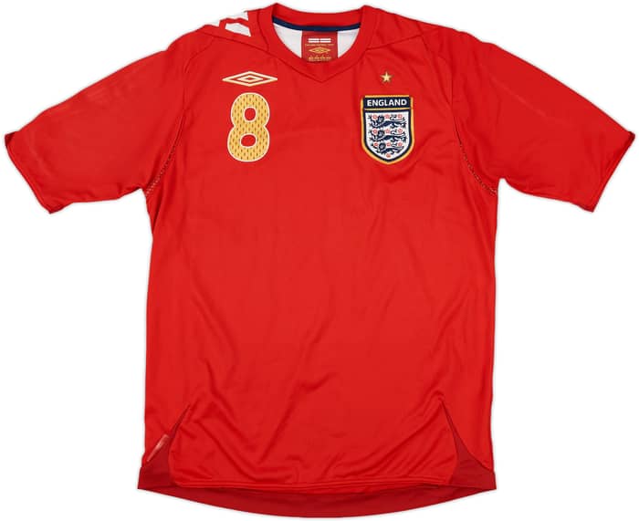 2006-08 England Away Shirt Lampard #8 - 6/10 - (M)