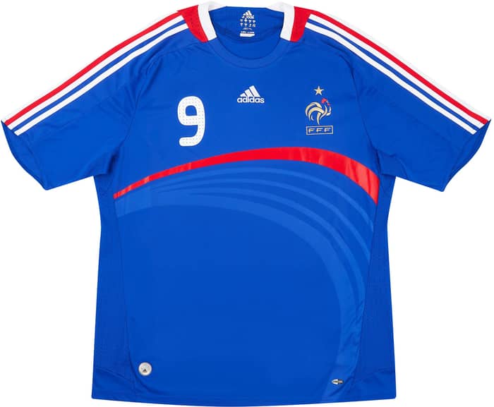 2007-08 France Home Shirt Benzema #9 - 6/10