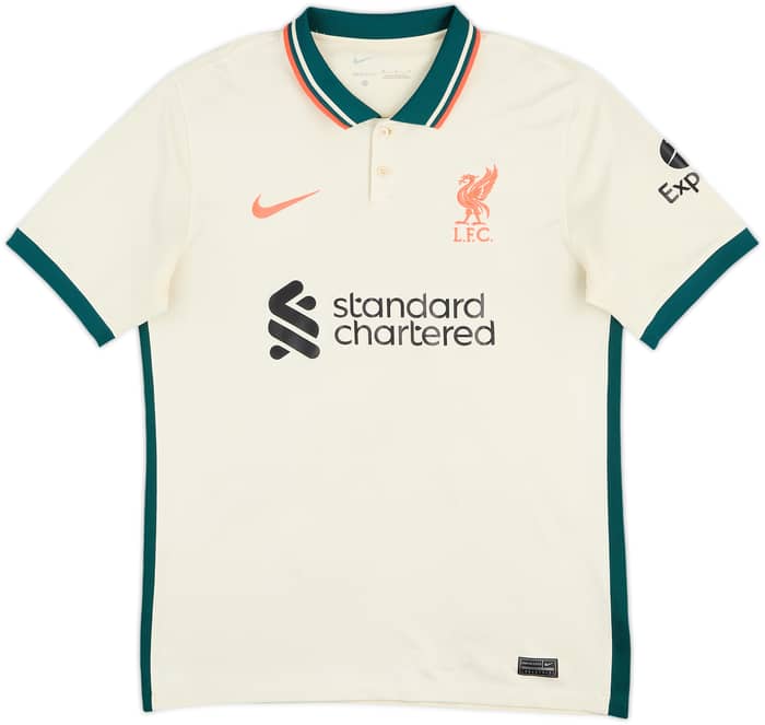 Camiseta de visitante de Liverpool 2021-22 M.Salah #11 - 5/10 - (M)