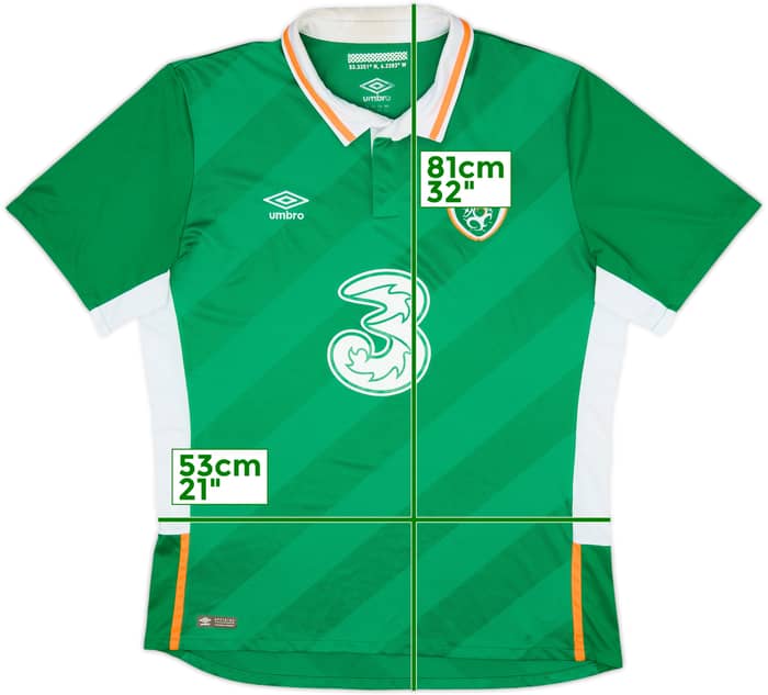2016-17 Ireland Home Shirt - 6/10 - (XL)
