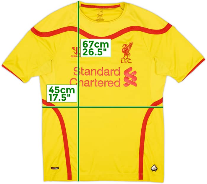 2014-15 Liverpool Away Shirt - 5/10 - (S)