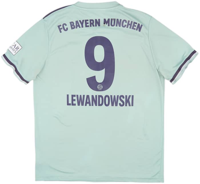 2018-19 Bayern Munich Away Shirt Lewandowski #9 - 4/10 - (L)