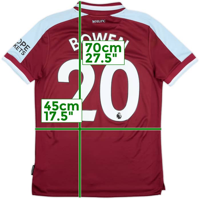 Camiseta de local del West Ham 2021-22 Bowen #20 - 5/10 - (M)
