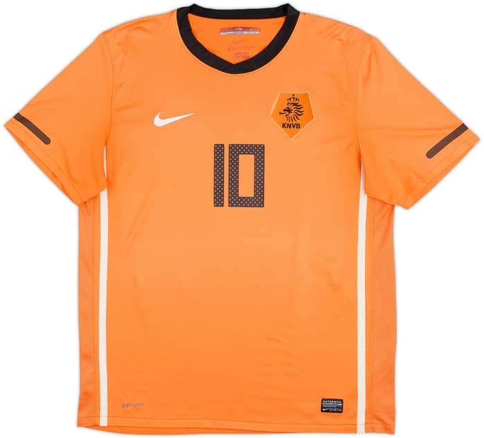 2010-11 Netherlands Home Shirt Sneijder #10 - 6/10 - (L)