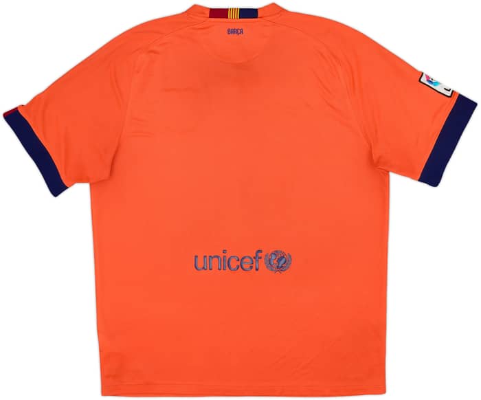 2014-15 Barcelona Away Shirt - 4/10 - (XL)