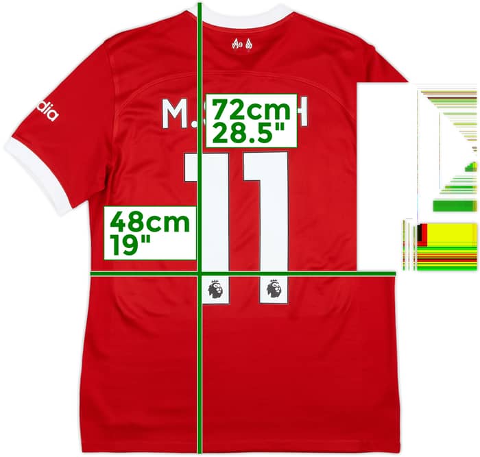 Camiseta de local del Liverpool 2023-24 M.Salah #11 - 7/10 - (M)
