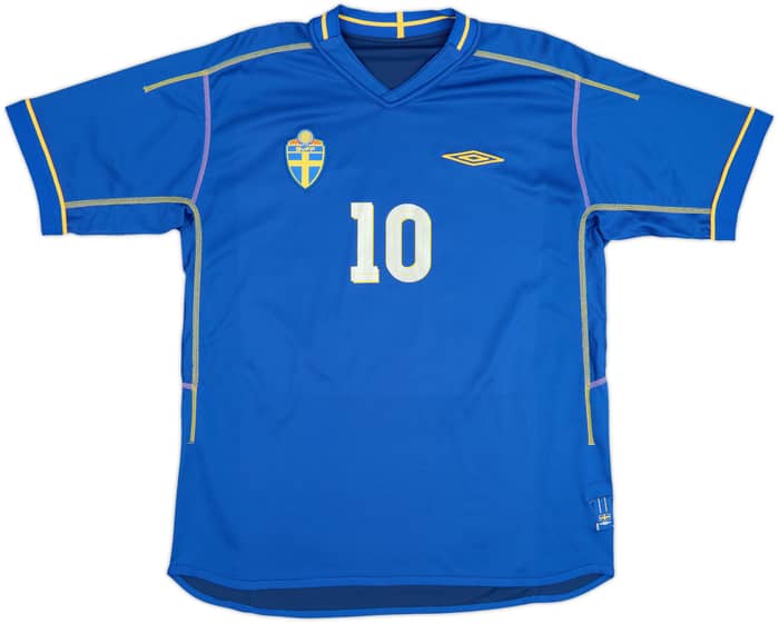 2004-05 Sweden Umbro Reversible Training Shirt Ibrahimovic #10 - 8/10 - (L)