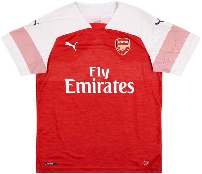 2018-19 Arsenal Home Shirt Saka #87 - 4/10 - (L)