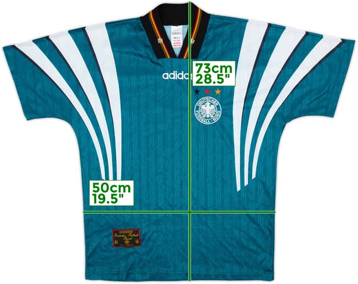 1996-98 Germany Away Shirt #4 - 6/10 - (M)