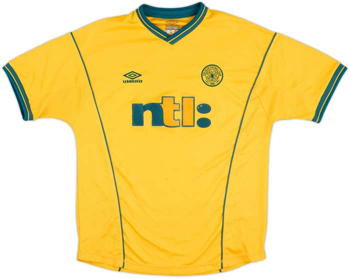 2000-02 Celtic Away Shirt Larsson #7 - 7/10 - (L)