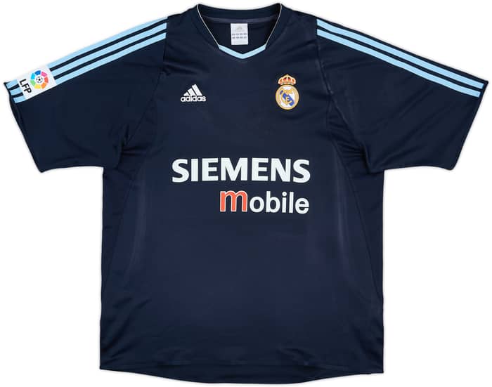 2003-04 Real Madrid Away Shirt Zidane #5 - 5/10 - (L)