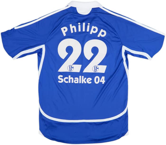 Camiseta de local del Schalke 2006-07 Philipp #22 - 8/10 - (M)