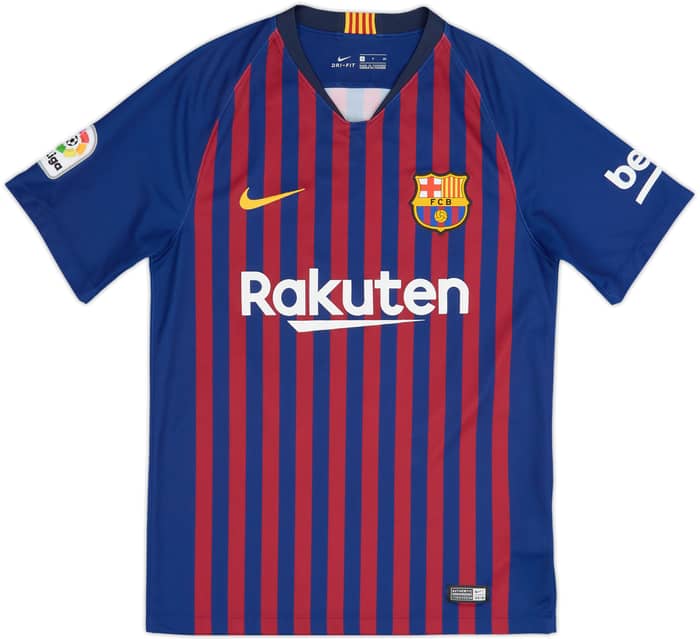2018-19 Barcelona Home Shirt Messi #10 - 10/10 - (S)