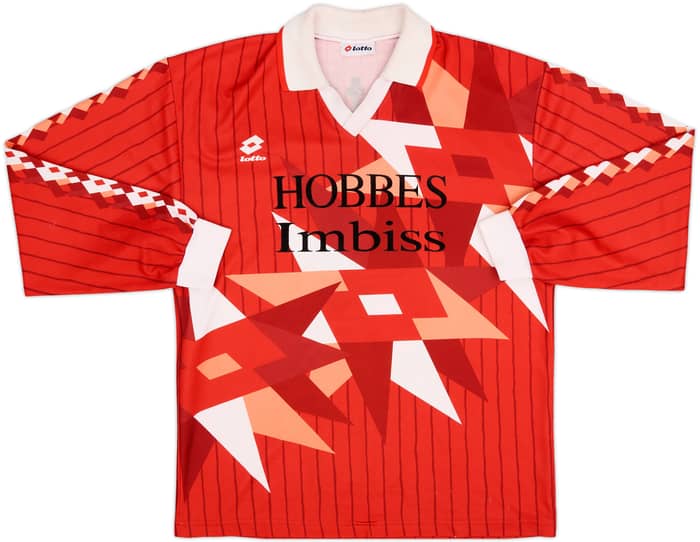 1992-93 Lotto Template L/S Shirt #4 - 7/10 - (L)
