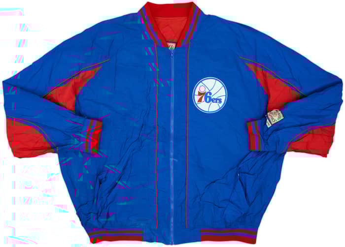 2000s Philadelphia 76ers NBA Hardwood Classics Full-Zip Jacket - 8/10 - (3XL)