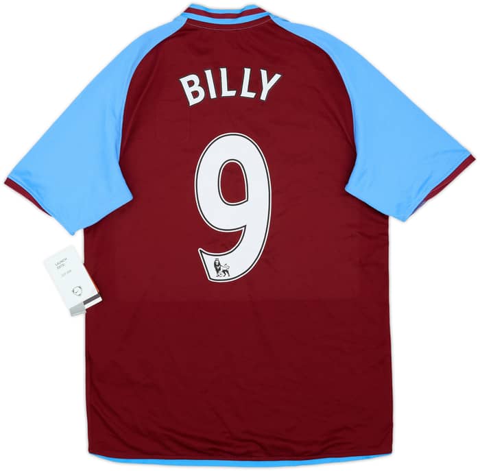 2008-09 Aston Villa Home Shirt Billy #9 (XL.Boys)