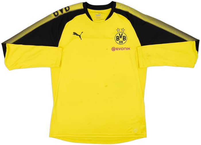 Camiseta de entrenamiento Puma L/S del Borussia Dortmund 2017-18 - 5/10 - (L)