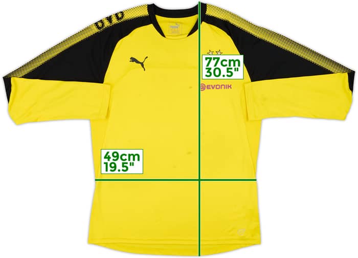 Camiseta de entrenamiento Puma L/S del Borussia Dortmund 2017-18 - 5/10 - (L)
