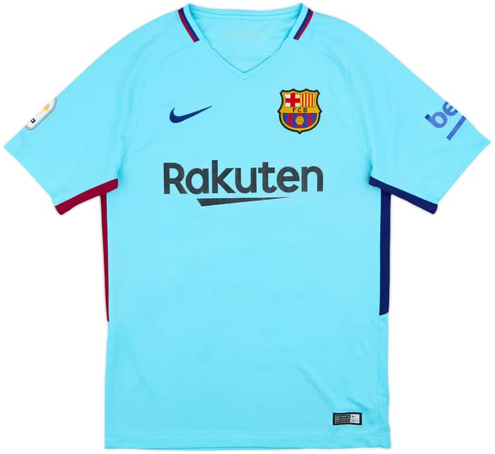 Camiseta de visitante del Barcelona 2017-18 Messi #10 - 6/10 - (S)