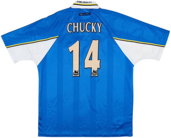 Camiseta de local del Chelsea 1997-99 Chucky #14 - 6/10 - (XL)