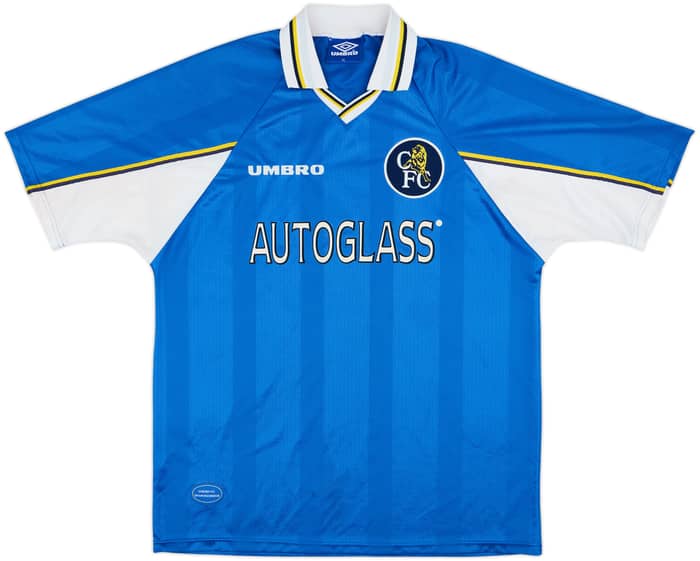 Camiseta de local del Chelsea 1997-99 Chucky #14 - 6/10 - (XL)