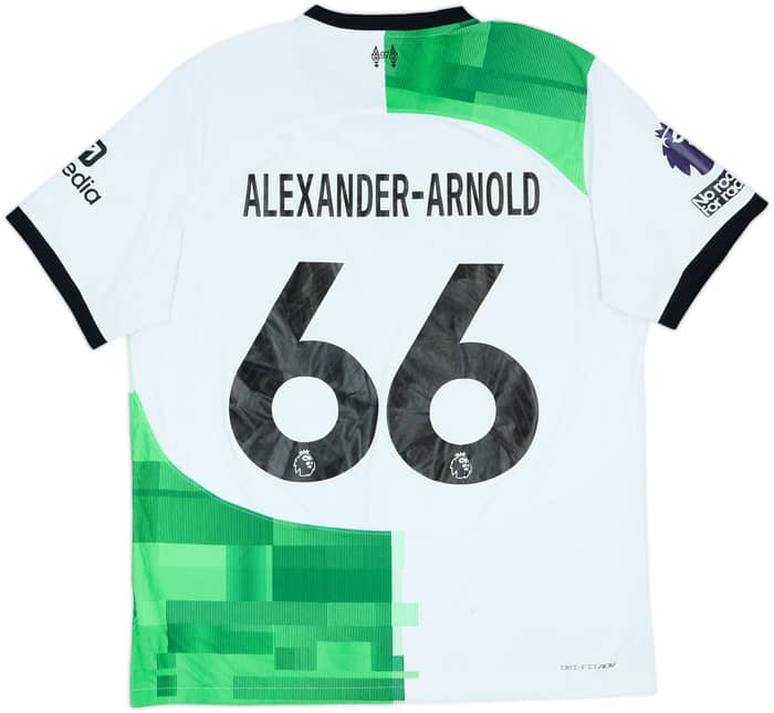 Camiseta auténtica de visitante del Liverpool 2023-24 Alexander-Arnold #66 - 7/10 - (XL)