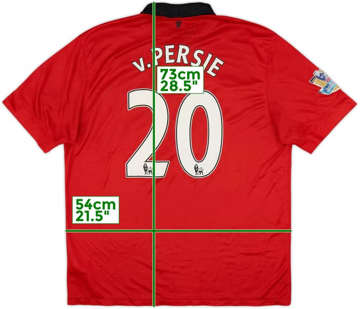 2013-14 Manchester United Home Shirt V.Persie #20 - 5/10 - (XL)