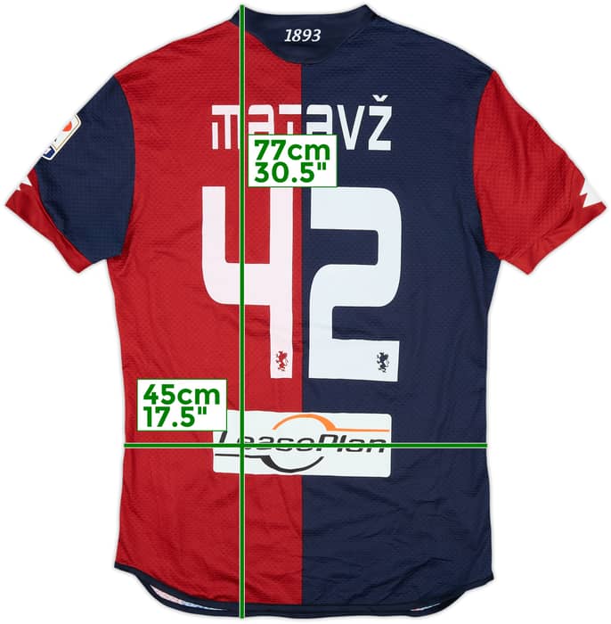 Camiseta de local del Genoa 2015-16 Matavz #42 - 8/10 - (L)