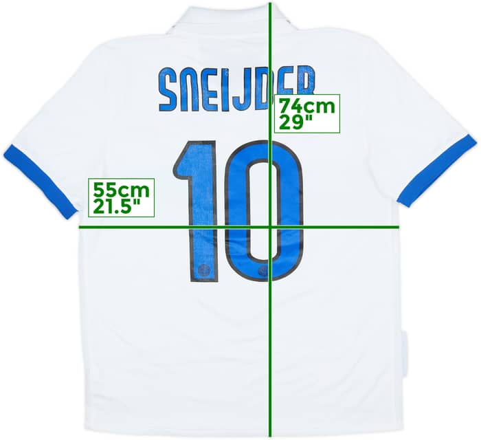 Camiseta de visitante del Inter Milan 2009-10 Sneijder #10 - 5/10 - (L)