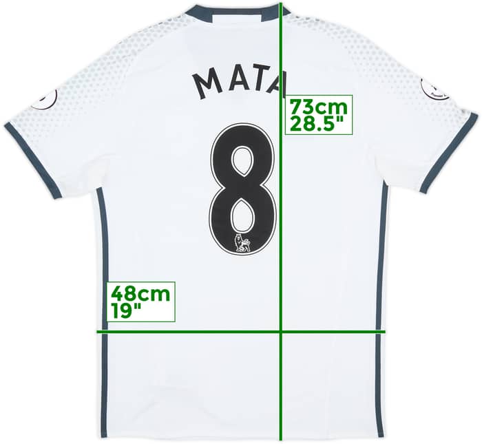 2016-17 Manchester United Third Shirt Mata #8 - 6/10 - (M)