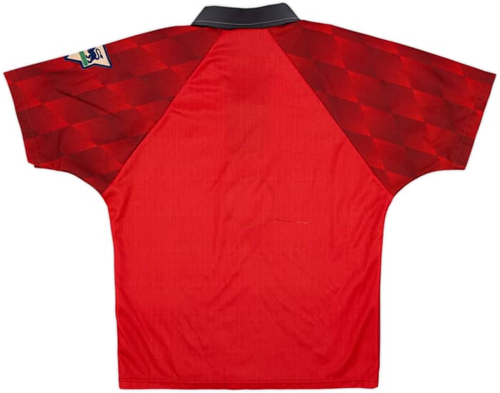 1996-98 Manchester United Home Shirt - 8/10 - (Y)