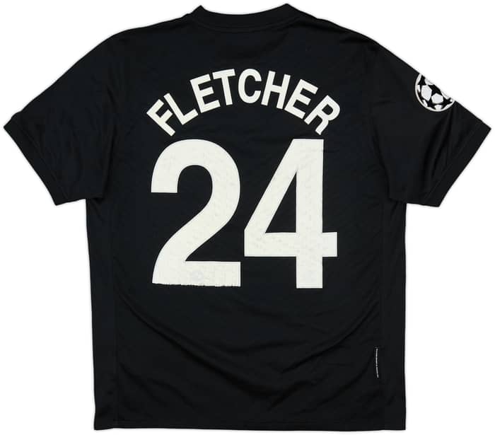 Camiseta de visitante del Manchester United 2009-10 Fletcher #24 - 5/10 - (M)
