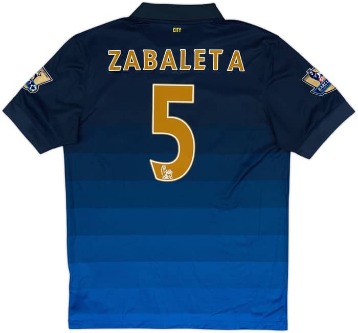 2014-15 Manchester City Away Shirt Zabaleta #5 - 7/10 - (M)