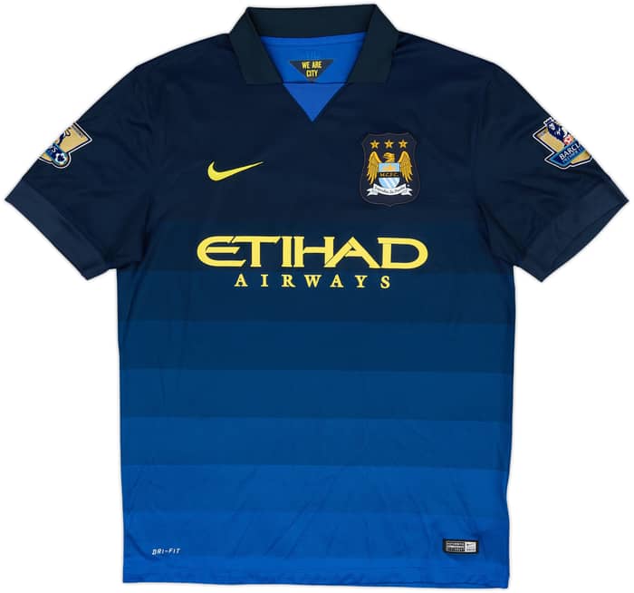 2014-15 Manchester City Away Shirt Zabaleta #5 - 7/10 - (M)