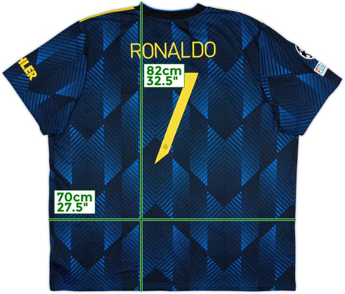 Camiseta de la tercera equipación del Manchester United 2021-22 Ronaldo #7 - 6/10 - (3XL)