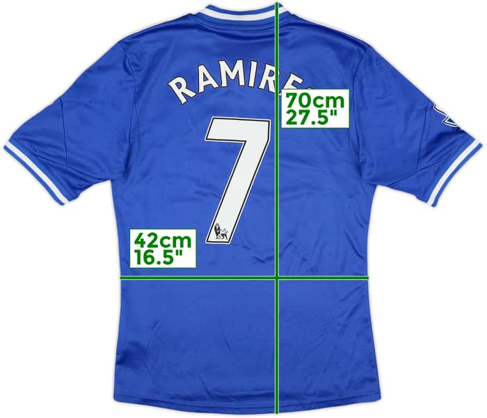2013-14 Chelsea Home Shirt Ramires #7 - 6/10 - (S)