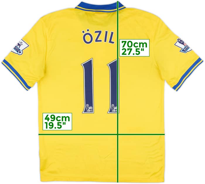 Camiseta de visitante del Arsenal 2013-14 Ozil #11 - 6/10 - (M)
