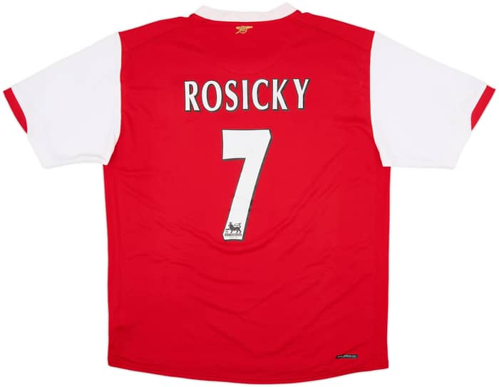 2006-08 Arsenal Home Shirt Rosicky #7 - 4/10 - (L)