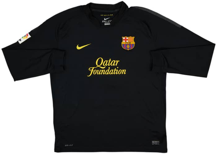 2011-12 Barcelona Away L/S Shirt David Villa #7 - 5/10 - (XL)
