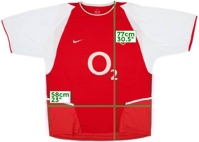 2002-04 Arsenal Home Shirt - 5/10 - (XL)