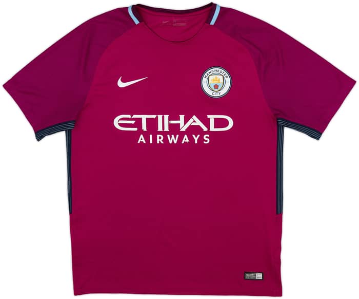 Camiseta de visitante del Manchester City 2017-18 - 5/10 - (M)