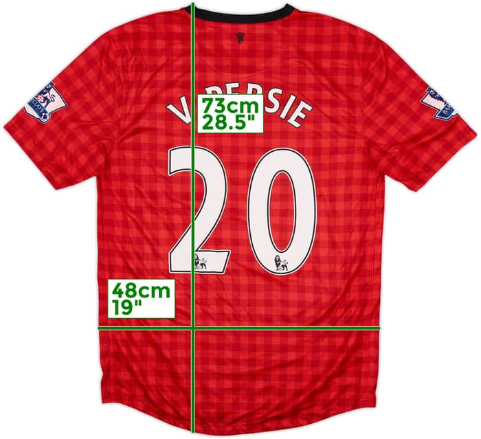 2012-13 Manchester United Home Shirt V.Persie #20 - 5/10 - (M)