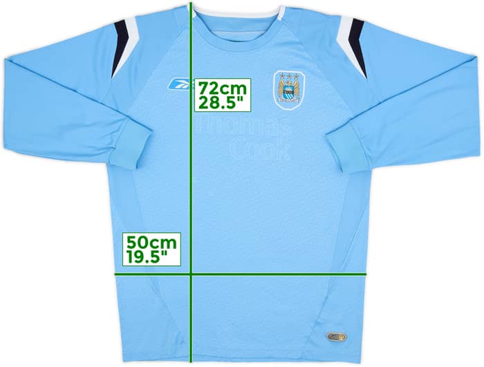 2004-05 Manchester City Home L/S Shirt - 3/10 - (M)
