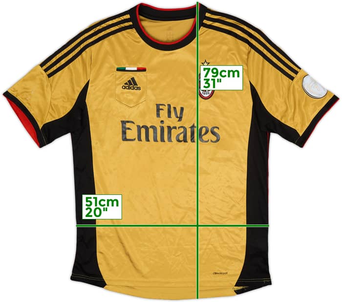 2013-14 AC Milan Third Shirt - 3/10 - (XL)