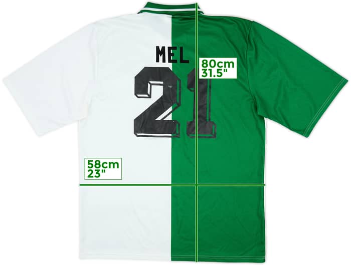 1995-96 Millwall Away Shirt Mel #21 - 7/10 - (XL)