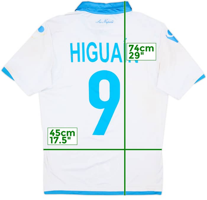 Camiseta de la tercera equipación del Napoli 2014-15 Higuain #9 - 4/10 - (XL)