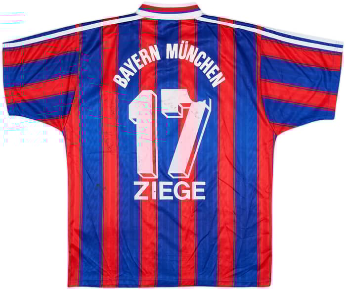 1995-97 Bayern Munich Home Shirt Ziege #17 - 4/10 - (L)