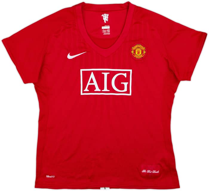 2007-09 Manchester United Home Shirt Giggs #11 - 5/10 - (Women's XL)
