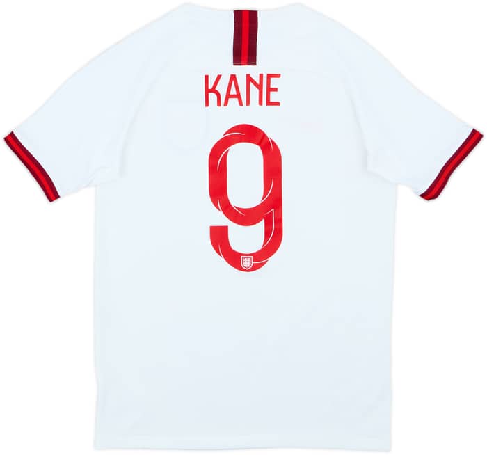 2019 England Lionesses Home Shirt Kane #9 - 6/10 - (L.Boys)