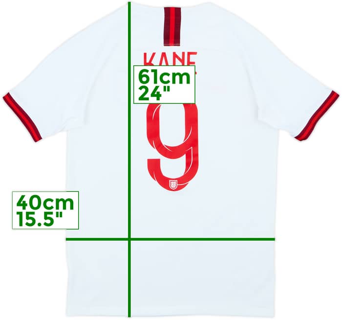 2019 England Lionesses Home Shirt Kane #9 - 6/10 - (L.Boys)